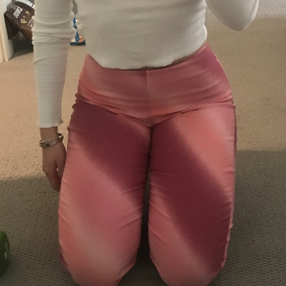 Vintage tie dye sparkly pants